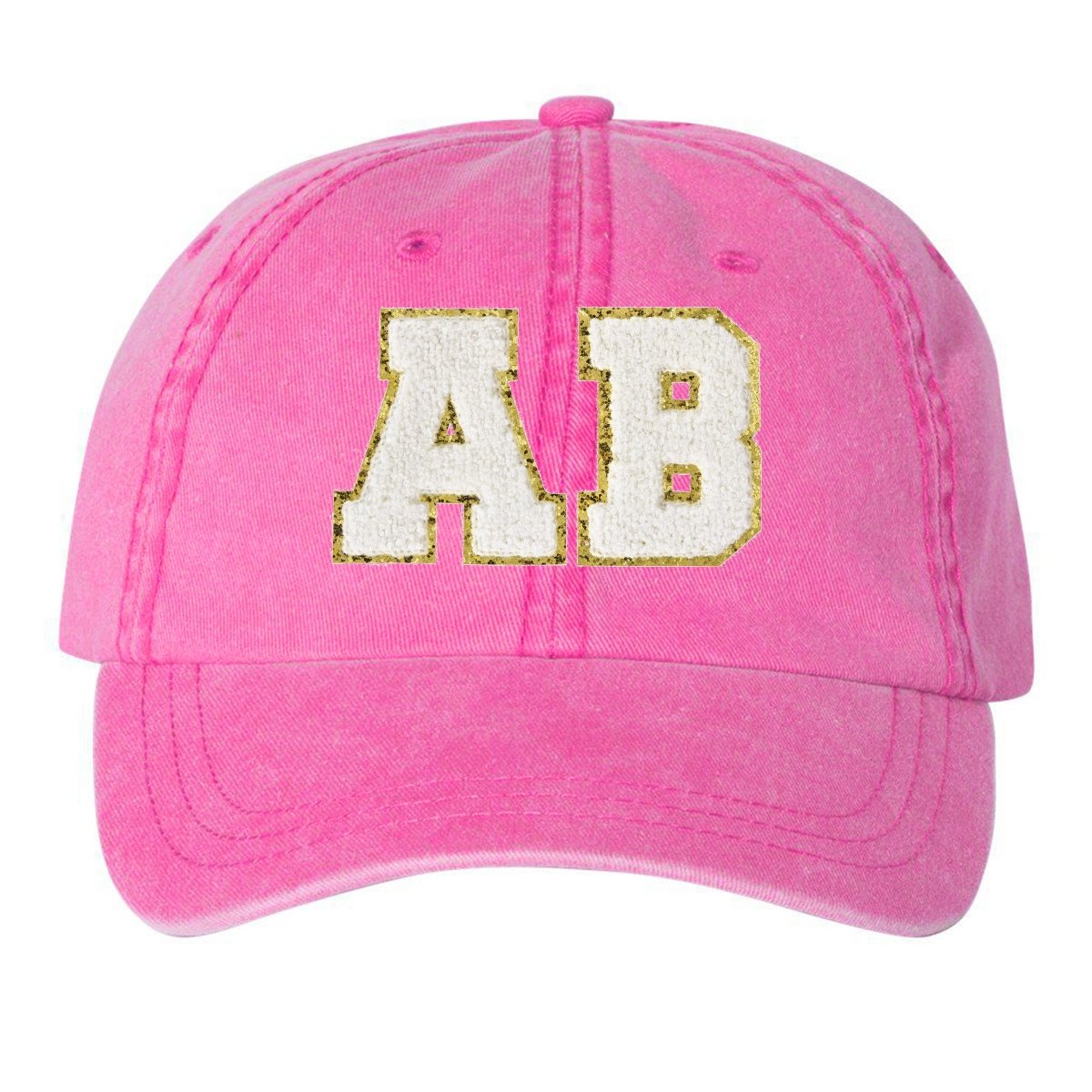 Initialed Letter Patch Baseball Hat - United Monograms