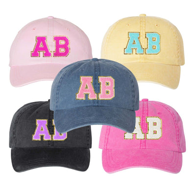 Initialed Letter Patch Baseball Hat - United Monograms
