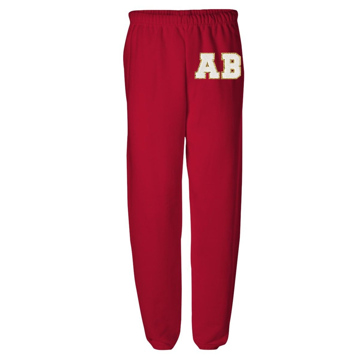 Initialed Letter Patch Sweatpants - United Monograms