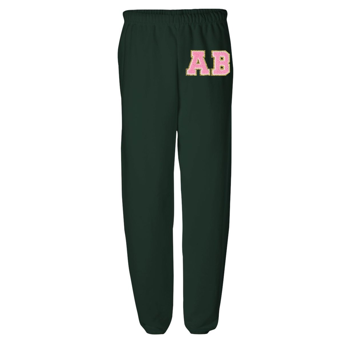 Initialed Letter Patch Sweatpants - United Monograms