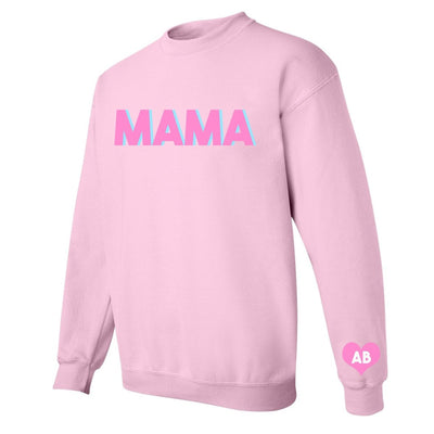 Initialed 'Mama' Crewneck Sweatshirt - United Monograms