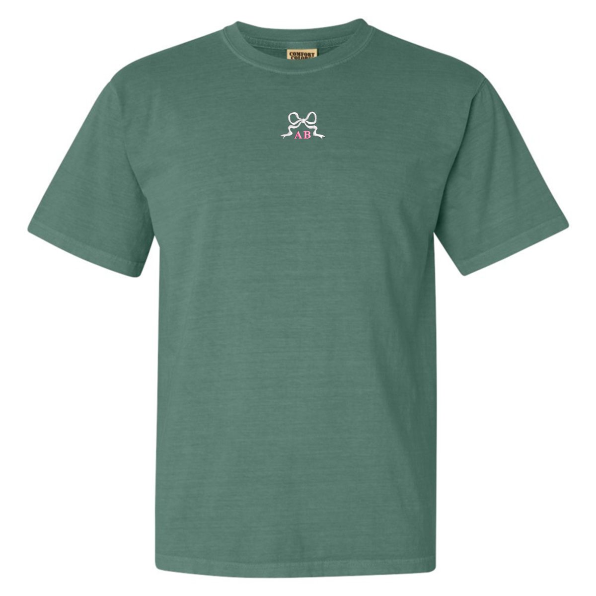Initialed 'Tiny Bow' T-Shirt - United Monograms
