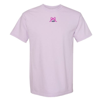 Initialed 'Tiny Bow' T-Shirt - United Monograms