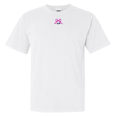 Initialed 'Tiny Bow' T-Shirt - United Monograms