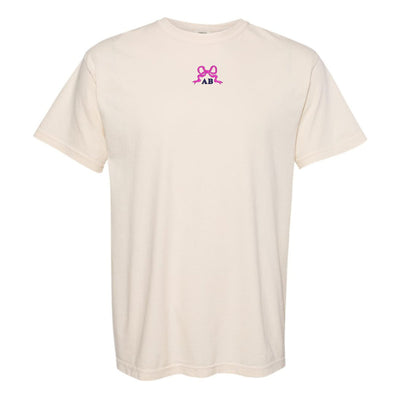 Initialed 'Tiny Bow' T-Shirt - United Monograms