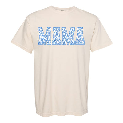 'Blue & White Chinoiserie Mama' T-Shirt