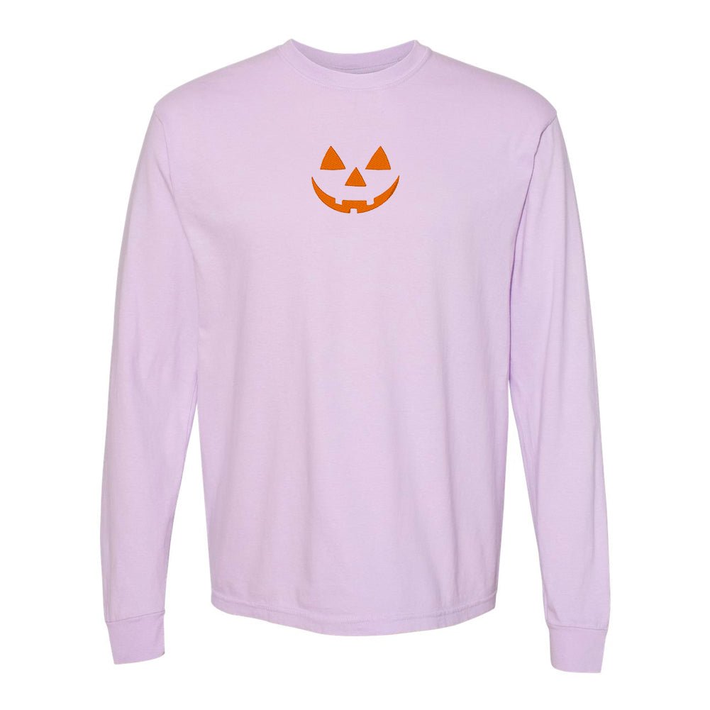 Jack-O'-Lantern Comfort Colors Long Sleeve T-Shirt - United Monograms