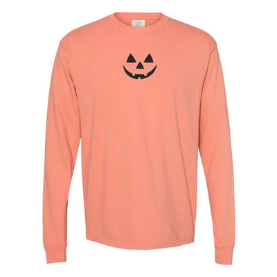 Jack-O'-Lantern Comfort Colors Long Sleeve T-Shirt - United Monograms