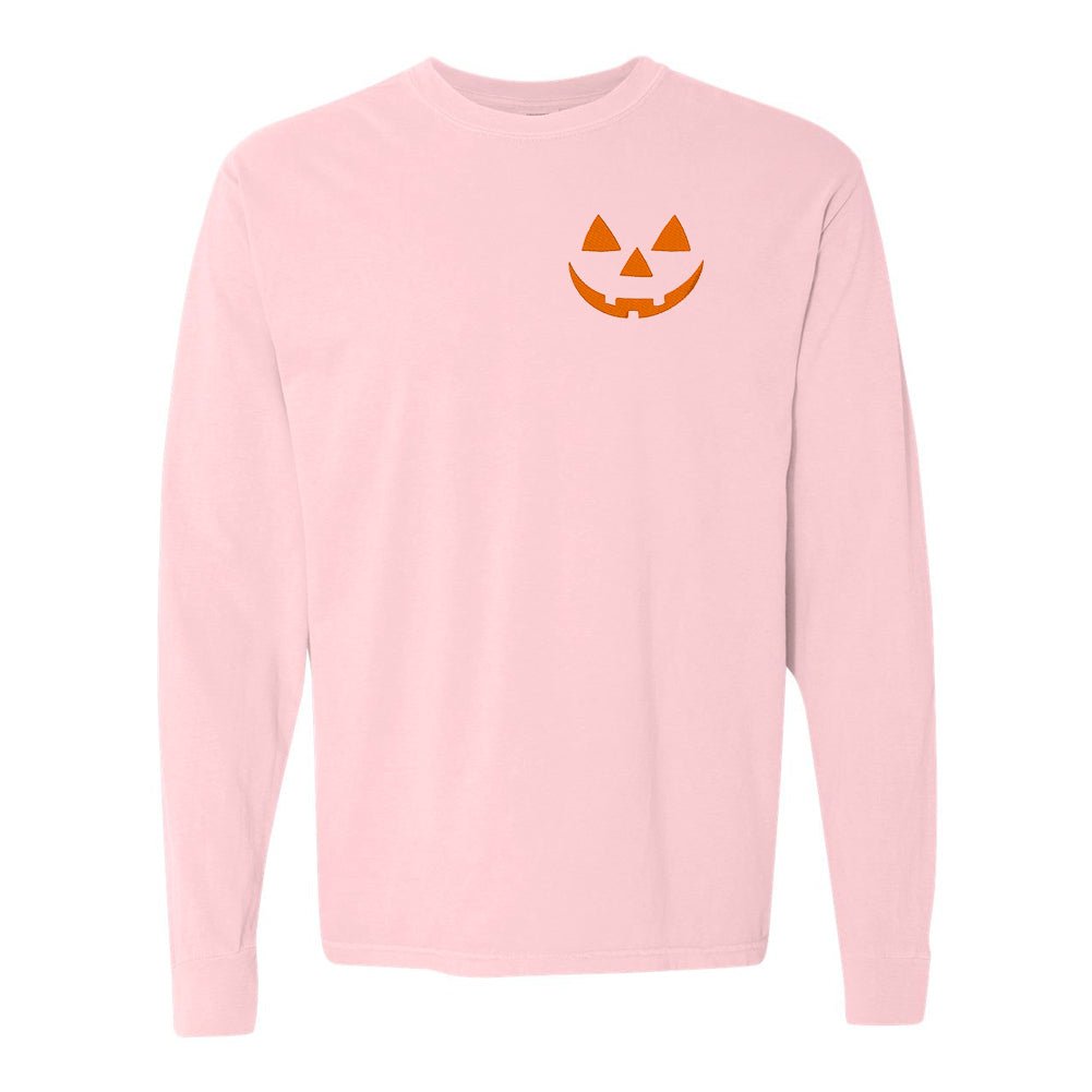 Jack-O'-Lantern Comfort Colors Long Sleeve T-Shirt - United Monograms
