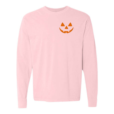 Jack-O'-Lantern Comfort Colors Long Sleeve T-Shirt - United Monograms