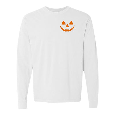 Jack-O'-Lantern Comfort Colors Long Sleeve T-Shirt - United Monograms