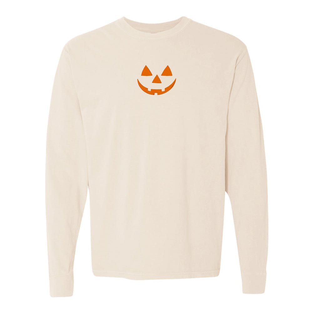 Jack-O'-Lantern Comfort Colors Long Sleeve T-Shirt - United Monograms