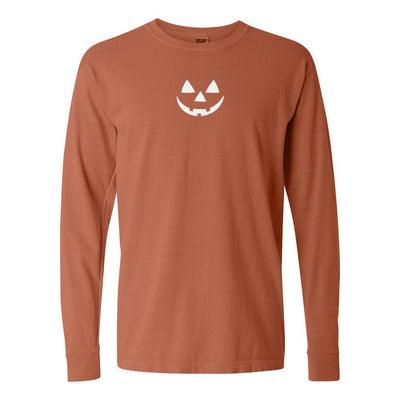 Jack-O'-Lantern Comfort Colors Long Sleeve T-Shirt - United Monograms