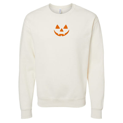 Jack-O-Lantern Face Pumpkin Crewneck Sweatshirt - United Monograms