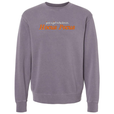 'Just A Girl Who Loves Hocus Pocus' Cozy Crew - United Monograms