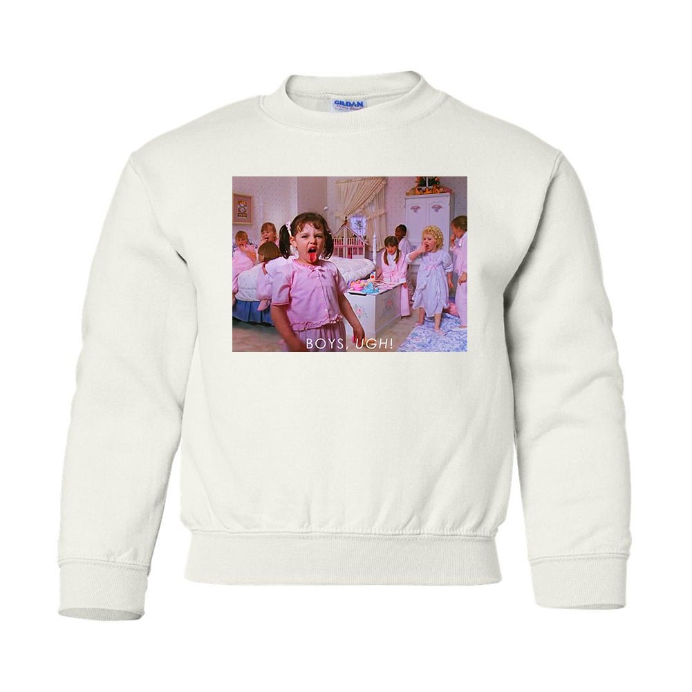 Kids 'Boys, Ugh!' Crewneck Sweatshirt - United Monograms