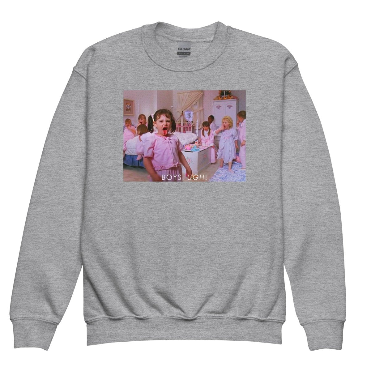 Kids 'Boys, Ugh!' Crewneck Sweatshirt - United Monograms