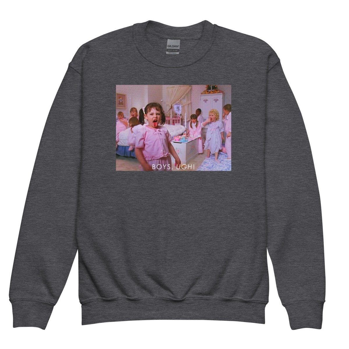 Kids 'Boys, Ugh!' Crewneck Sweatshirt - United Monograms