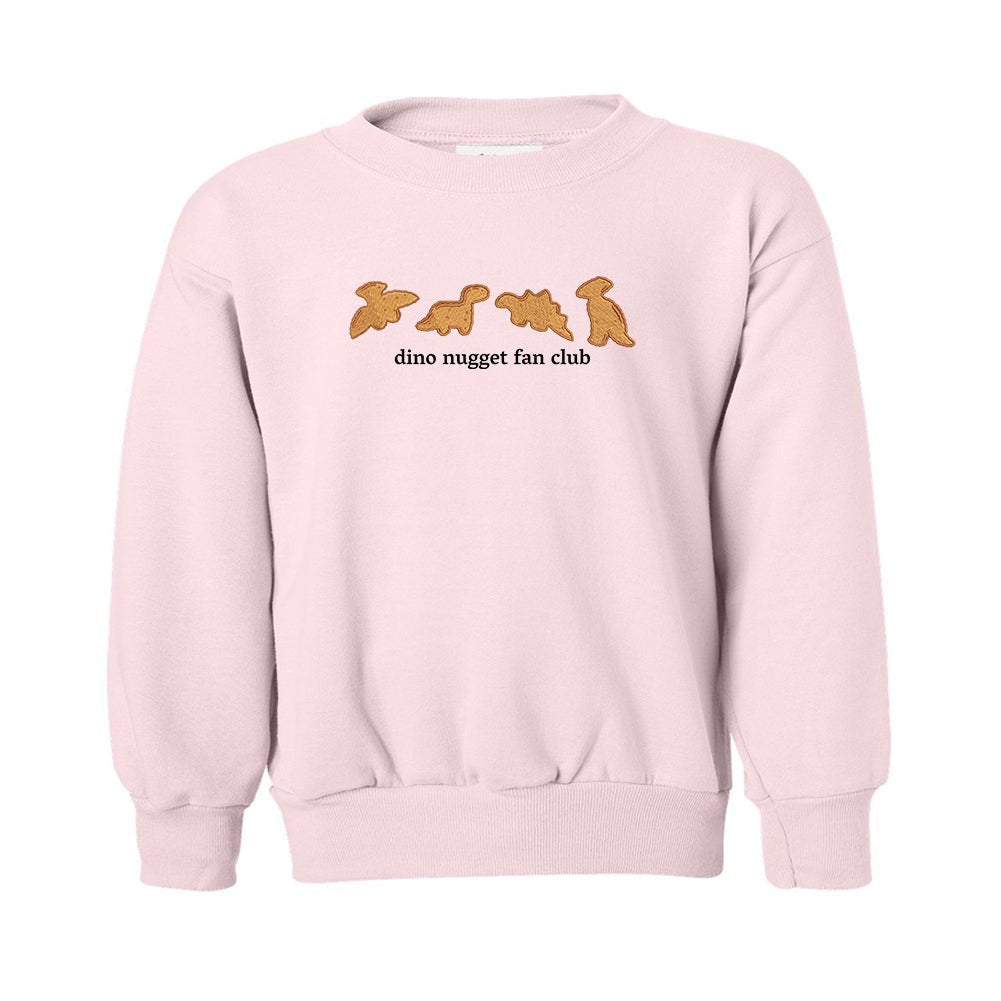Kids 'Dino Nugget Fan Club' Crewneck Sweatshirt - United Monograms