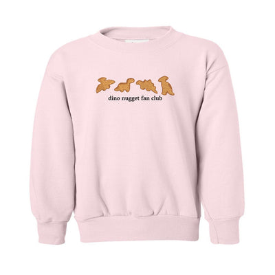 Kids 'Dino Nugget Fan Club' Crewneck Sweatshirt - United Monograms