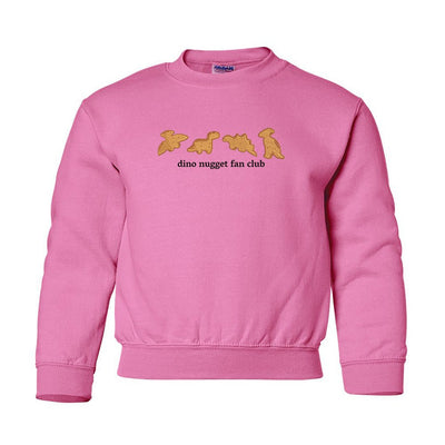 Kids 'Dino Nugget Fan Club' Crewneck Sweatshirt - United Monograms