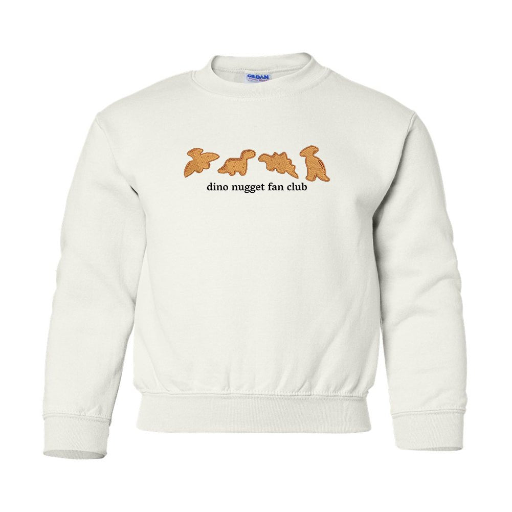 Kids 'Dino Nugget Fan Club' Crewneck Sweatshirt - United Monograms