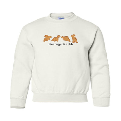 Kids 'Dino Nugget Fan Club' Crewneck Sweatshirt - United Monograms