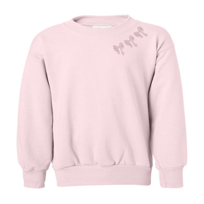 Kids Embroidered 'Bow Collar' Sweatshirt - United Monograms