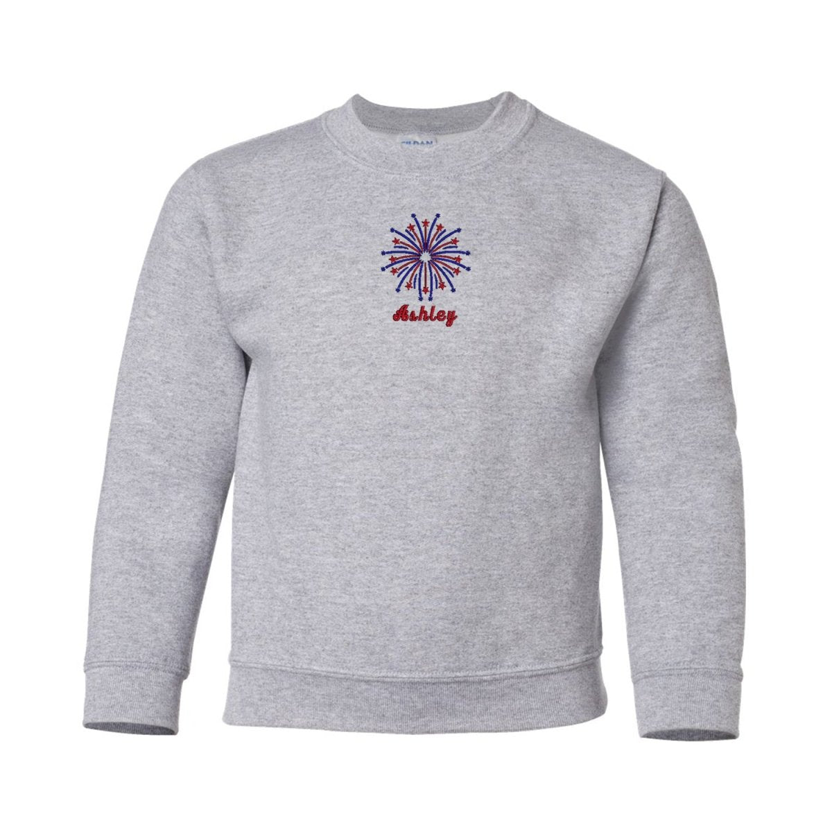 Kids 'Firework' Crewneck Sweatshirt - United Monograms