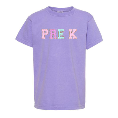 Kids Grade Goals Letter Patch T-Shirt - United Monograms