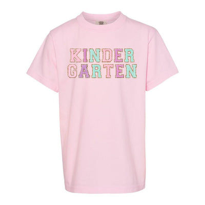 Kids Grade Goals Letter Patch T-Shirt - United Monograms
