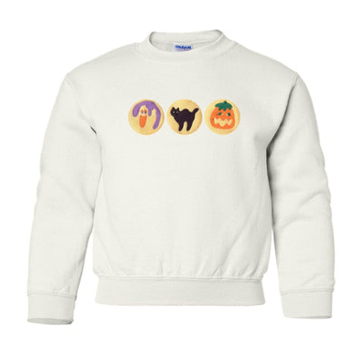 Kids 'Halloween Cookies' Embroidered Crewneck Sweatshirt - United Monograms