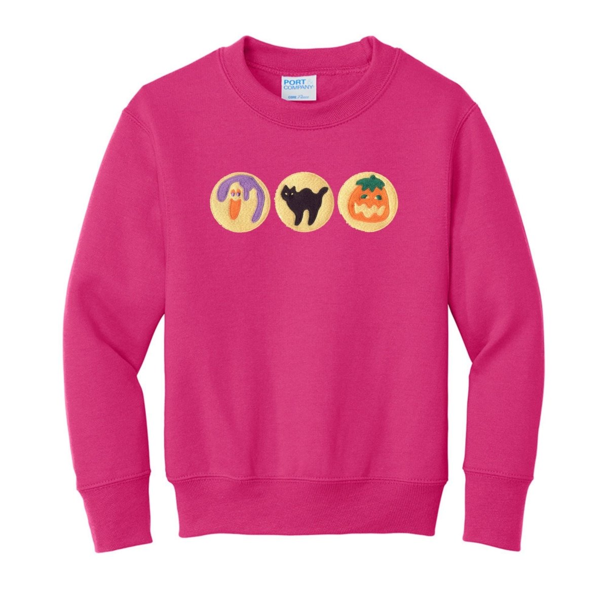 Kids 'Halloween Cookies' Embroidered Crewneck Sweatshirt - United Monograms