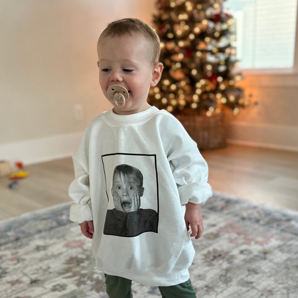 Kids 'Home Alone' Crewneck - United Monograms