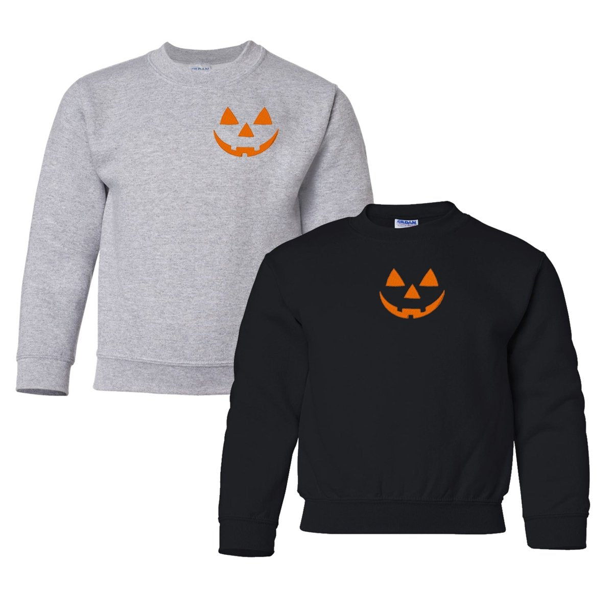 Kids Jack-O'-Lantern Crewneck Sweatshirt - United Monograms