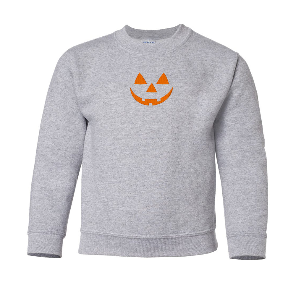 Kids Jack-O'-Lantern Crewneck Sweatshirt - United Monograms
