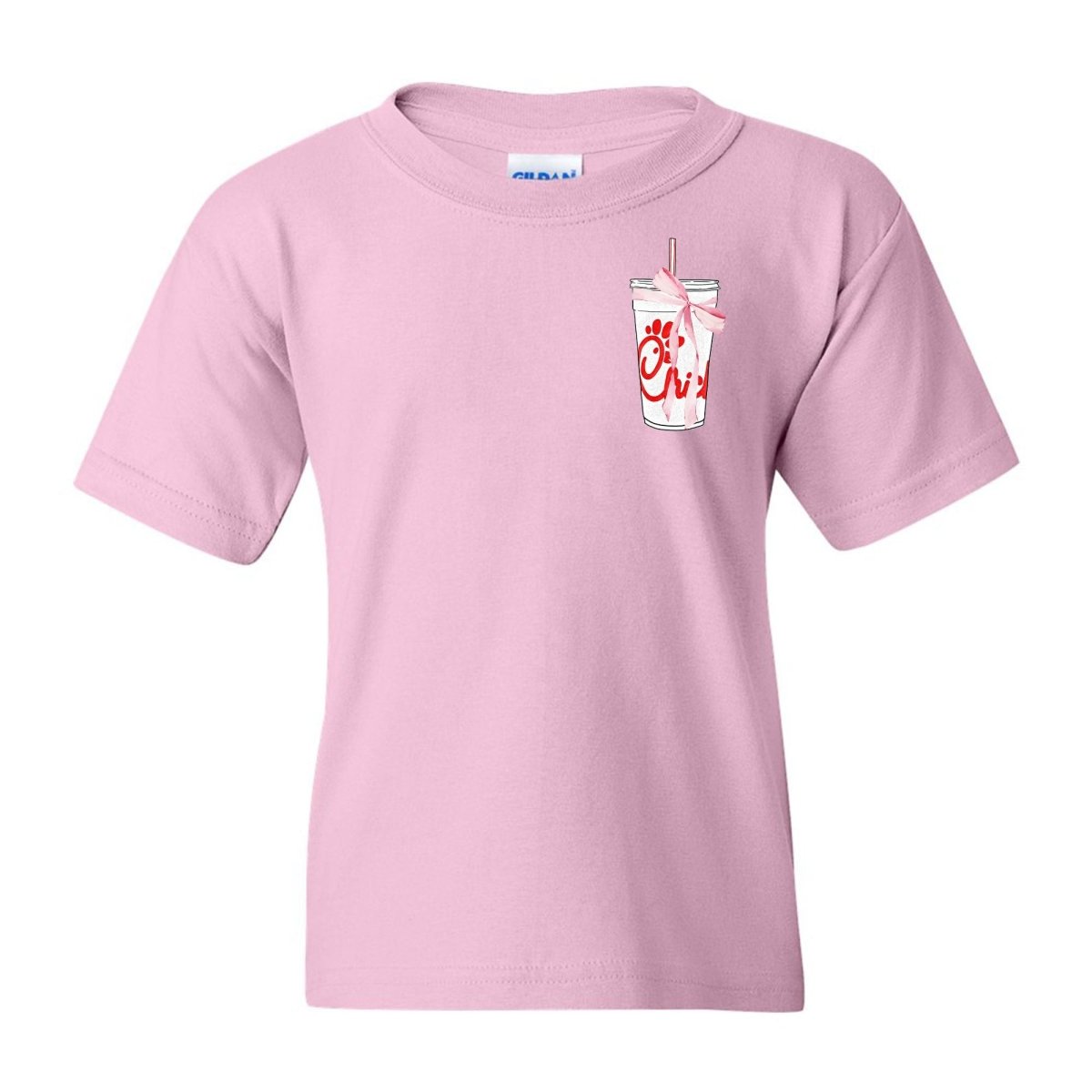 Kids Make It Yours™ 'Bow Beverages' T-Shirt - United Monograms