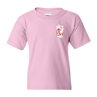 Kids Make It Yours™ 'Bow Beverages' T-Shirt - United Monograms