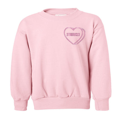 Kids Make It Yours™ 'Candy Heart' Embroidered Sweatshirt - United Monograms