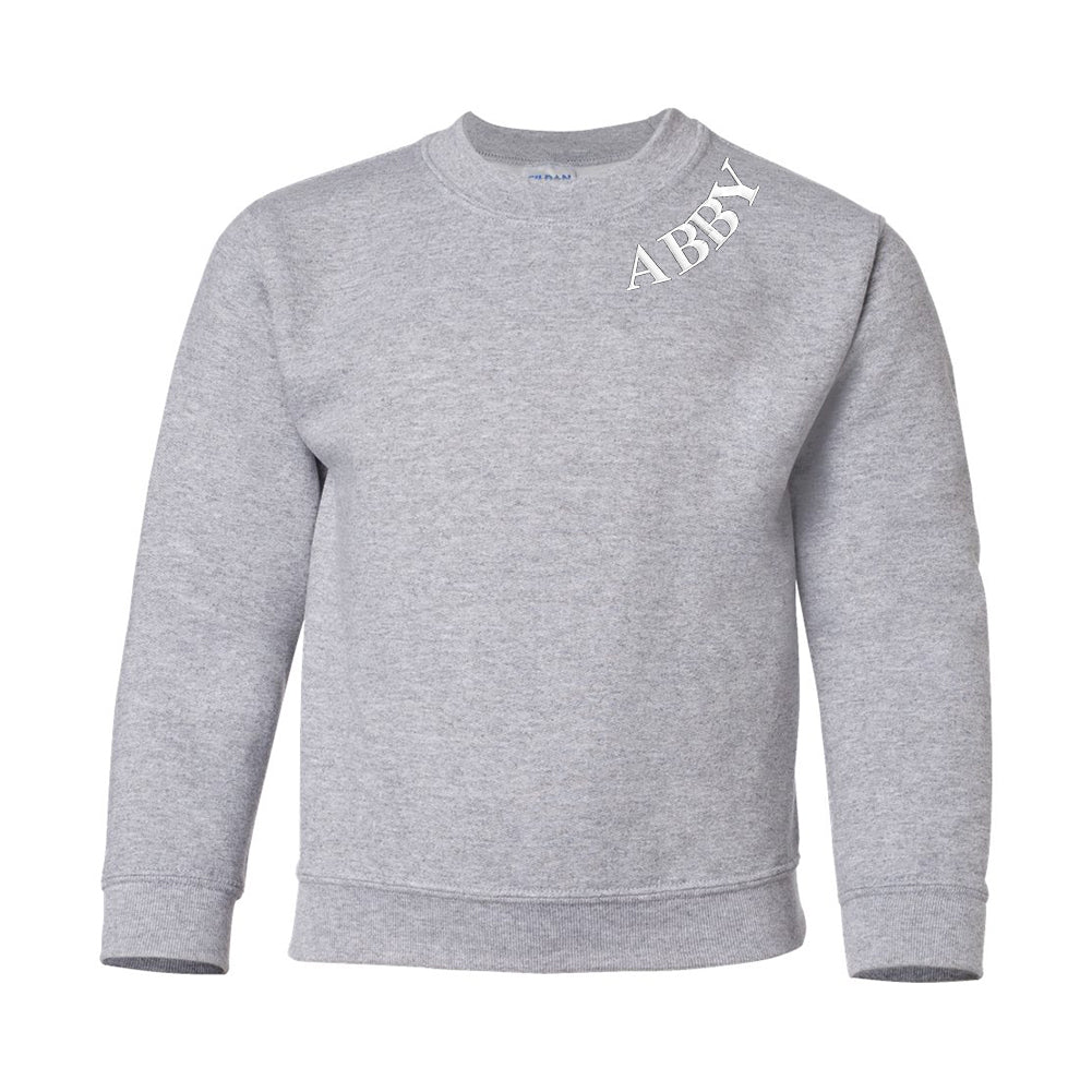 Kids Make It Yours™ Collar Crewneck Sweatshirt - United Monograms