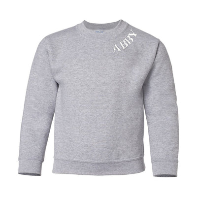 Kids Make It Yours™ Collar Crewneck Sweatshirt - United Monograms