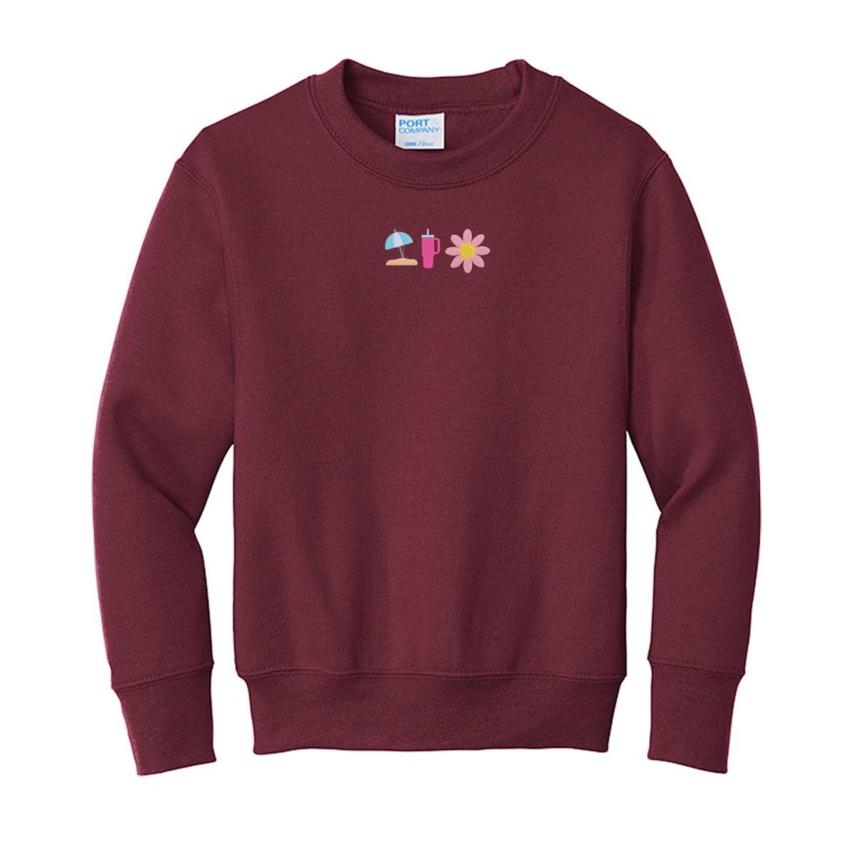 Kids Make It Yours™ 'Favorite Things Icons' Embroidered Sweatshirt - United Monograms