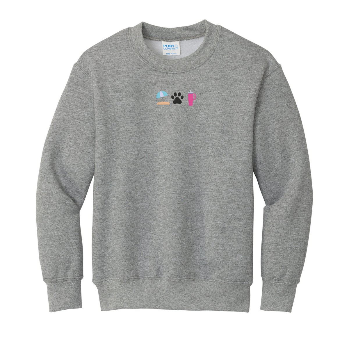 Kids Make It Yours™ 'Favorite Things Icons' Embroidered Sweatshirt - United Monograms