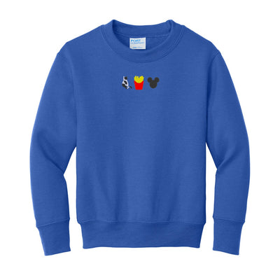 Kids Make It Yours™ 'Favorite Things Icons' Embroidered Sweatshirt - United Monograms