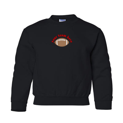 Kids Make It Yours™ Football Gameday Crewneck Sweatshirt - United Monograms