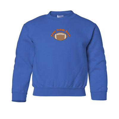 Kids Make It Yours™ Football Gameday Crewneck Sweatshirt - United Monograms