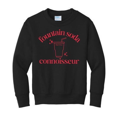 Kids Make It Yours™ 'Fountain Soda Connoisseur' Crewneck Sweatshirt - United Monograms
