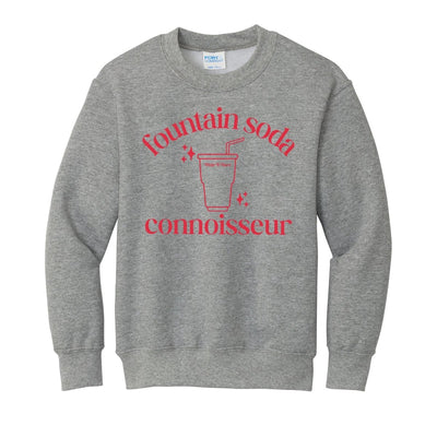 Kids Make It Yours™ 'Fountain Soda Connoisseur' Crewneck Sweatshirt - United Monograms