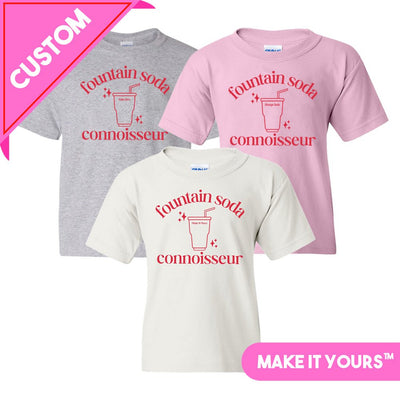 Kids Make It Yours™ 'Fountain Soda Connoisseur' T-Shirt - United Monograms