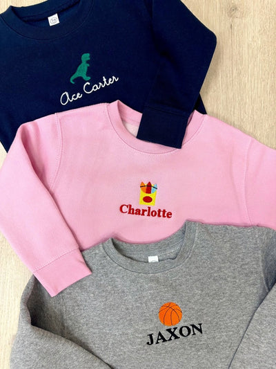Kids Make It Yours™ Icon Crewneck Sweatshirt - United Monograms